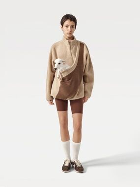 Riikyu Classic Kangaroo Pouch Unisex Fleece Sweater